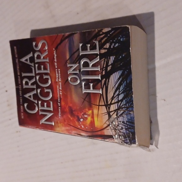 $4 Add-on "On Fire" by Carla Neggers - Paperback Novel - Picture 4 of 7